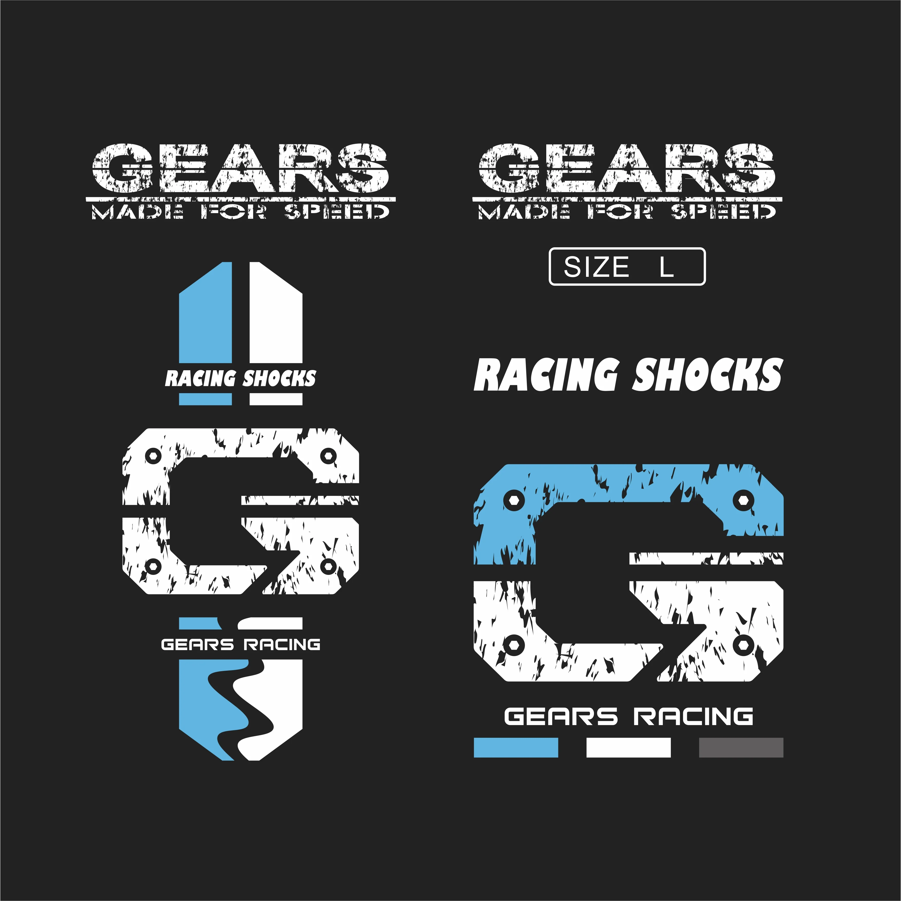 2020 Gears Racing Design Big Fist G T Shirt GRD-1912-TS - Image 4