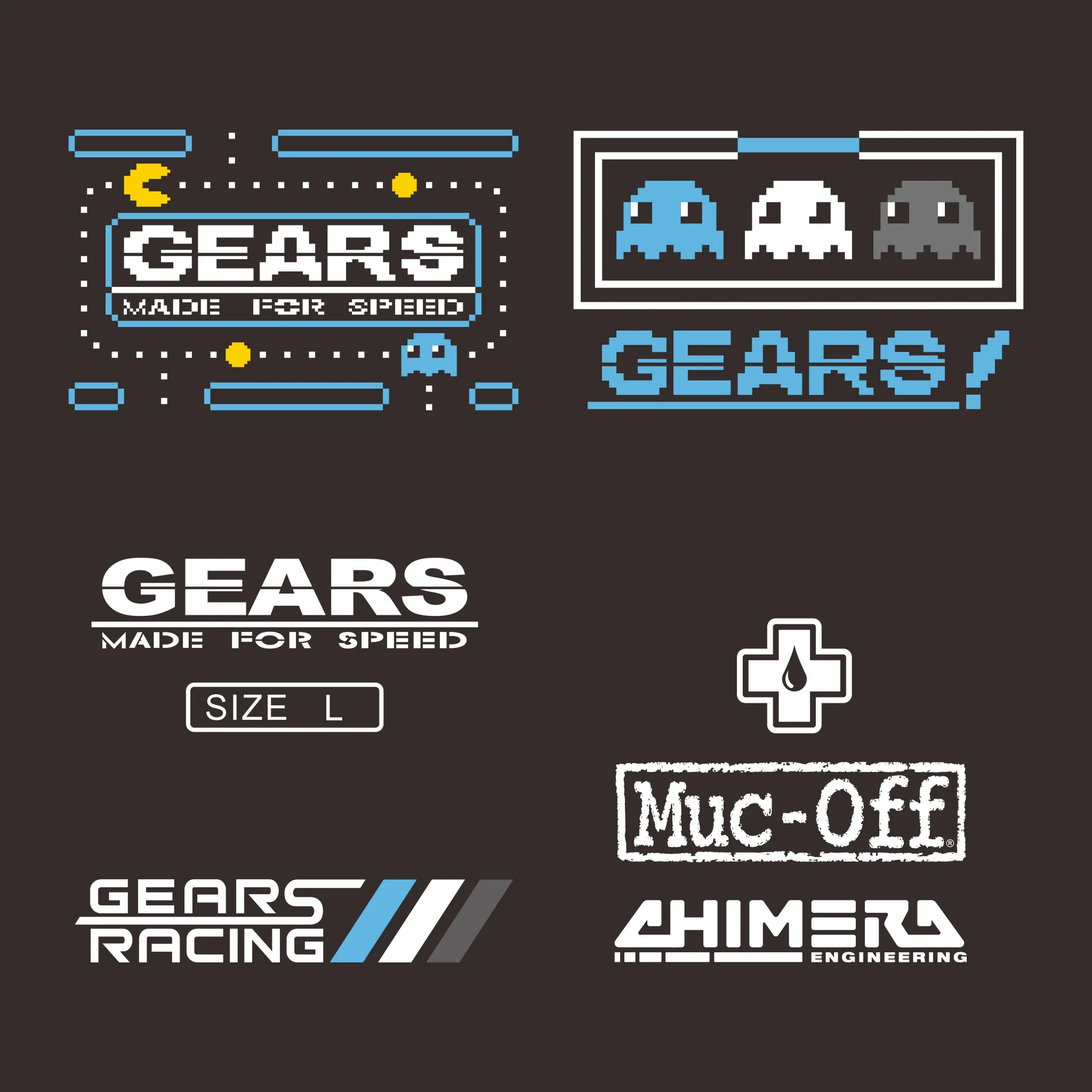 2023 Gears Racing Design Gears 8 bit Pac-Man T Shirt GRD-2303-TS - Image 4